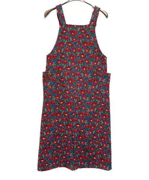 merry jenny（メリージェニー）merry jenny (メリージェニー) ジャンパースカート ブルー×レッド サイズ:SIZE Freeの古着・服飾アイテム