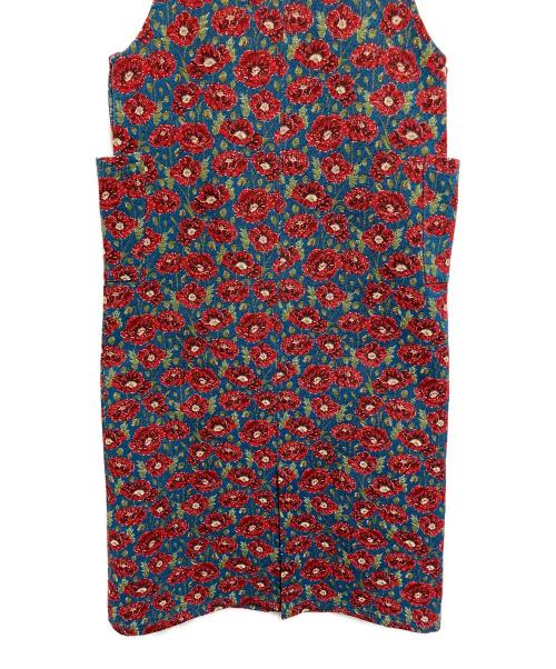 merry jenny（メリージェニー）merry jenny (メリージェニー) ジャンパースカート ブルー×レッド サイズ:SIZE Freeの古着・服飾アイテム