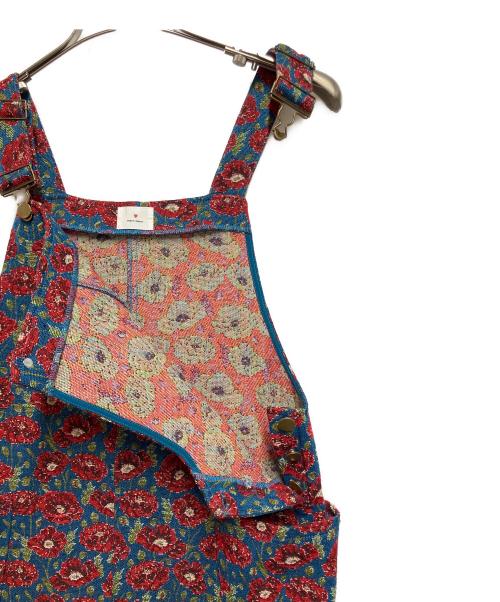 merry jenny（メリージェニー）merry jenny (メリージェニー) ジャンパースカート ブルー×レッド サイズ:SIZE Freeの古着・服飾アイテム
