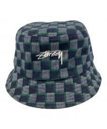 stussy（ステューシー）の古着「ハット」｜グレー×ネイビー