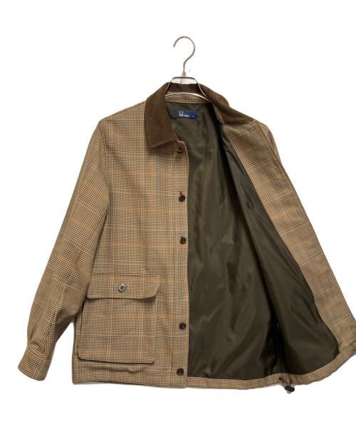FRED PERRY（フレッドペリー）FRED PERRY (フレッドペリー) LONG LINE JACKET ベージュ サイズ:SIZE　Mの古着・服飾アイテム