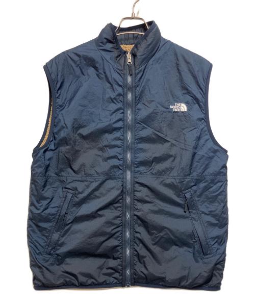 THE NORTH FACE（ザ ノース フェイス）THE NORTH FACE (ザ ノース フェイス) エクストリームパイルベスト ネイビー×ベージュ サイズ:Lの古着・服飾アイテム