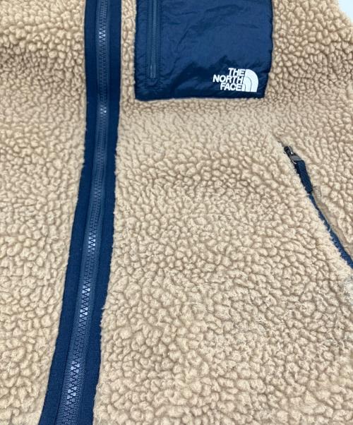 THE NORTH FACE（ザ ノース フェイス）THE NORTH FACE (ザ ノース フェイス) エクストリームパイルベスト ネイビー×ベージュ サイズ:Lの古着・服飾アイテム