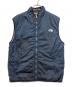 THE NORTH FACE（ザ ノース フェイス）の古着「エクストリームパイルベスト」｜ネイビー×ベージュ