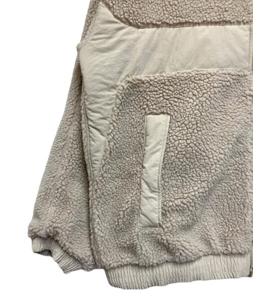 adidas（アディダス）adidas (アディダス) ボアジャケット ベージュ サイズ:SIZE 2XLの古着・服飾アイテム