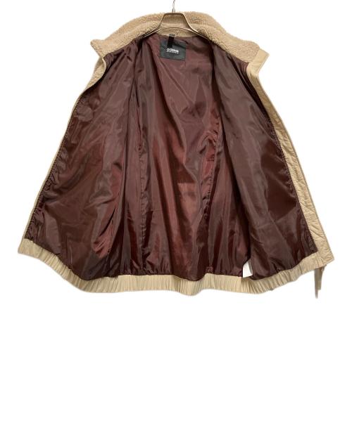 adidas（アディダス）adidas (アディダス) ボアジャケット ベージュ サイズ:SIZE 2XLの古着・服飾アイテム