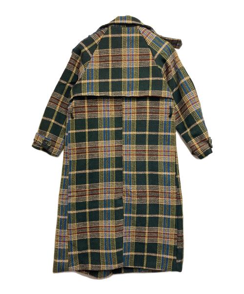 emi+（emi+）emi+ (emi+) ウールコート グリーン サイズ:SIZE Lの古着・服飾アイテム
