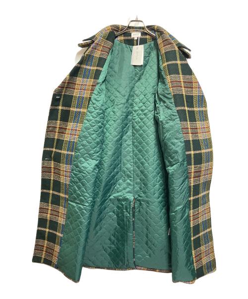 emi+（emi+）emi+ (emi+) ウールコート グリーン サイズ:SIZE Lの古着・服飾アイテム