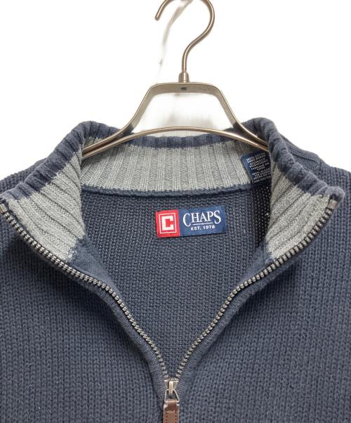 CHAPS（チャップス）CHAPS (チャップス) 厚手ニット ネイビー サイズ:Lの古着・服飾アイテム