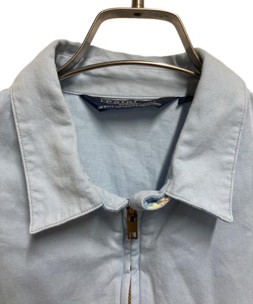 POLO RALPH LAUREN（ポロ・ラルフローレン）POLO RALPH LAUREN (ポロ・ラルフローレン) ジップジャケット スカイブルー サイズ:Mの古着・服飾アイテム