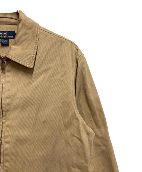 POLO RALPH LAUREN（ポロ・ラルフローレン）POLO RALPH LAUREN (ポロ・ラルフローレン) ジップジャケット ベージュ サイズ:Sの古着・服飾アイテム