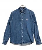 PALACEパレス）の古着「デニムシャツ」｜ブルー