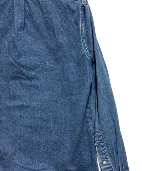 PALACE（パレス）PALACE (パレス) デニムシャツ ブルー サイズ:Sの古着・服飾アイテム