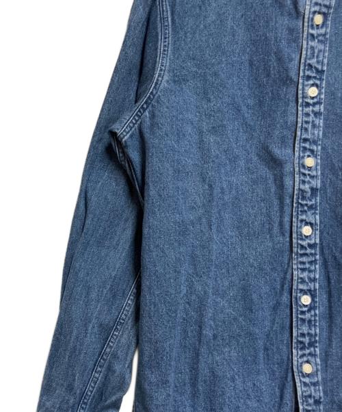 PALACE（パレス）PALACE (パレス) デニムシャツ ブルー サイズ:Sの古着・服飾アイテム
