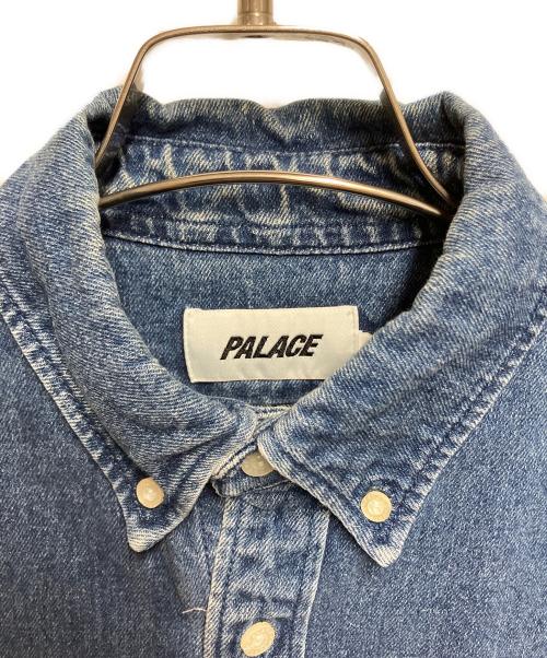 PALACE（パレス）PALACE (パレス) デニムシャツ ブルー サイズ:Sの古着・服飾アイテム