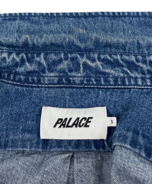 PALACE（パレス）PALACE (パレス) デニムシャツ ブルー サイズ:Sの古着・服飾アイテム