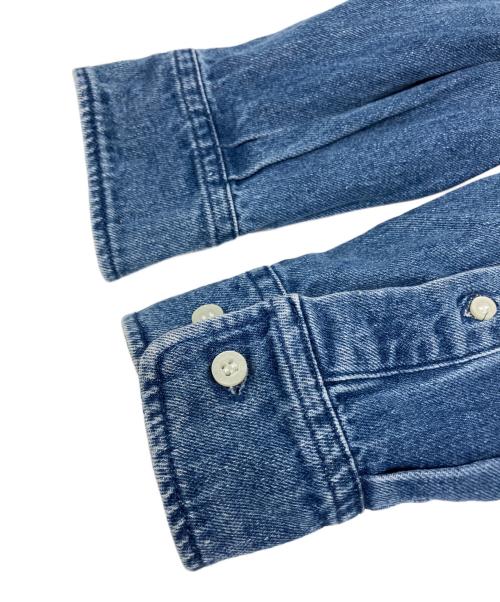 PALACE（パレス）PALACE (パレス) デニムシャツ ブルー サイズ:Sの古着・服飾アイテム