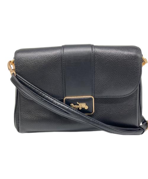 COACH（コーチ）COACH (コーチ) ショルダーバッグ ブラックの古着・服飾アイテム