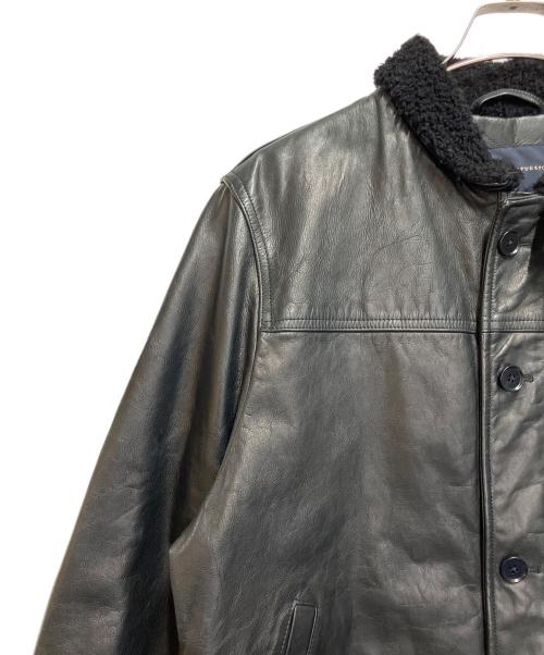 BANANA REPUBLIC（バナナリパブリック）BANANA REPUBLIC (バナナリパブリック) レザージャケット ブラック サイズ:SIZE Lの古着・服飾アイテム