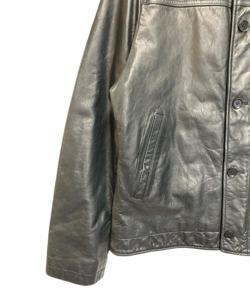 BANANA REPUBLIC（バナナリパブリック）BANANA REPUBLIC (バナナリパブリック) レザージャケット ブラック サイズ:SIZE Lの古着・服飾アイテム