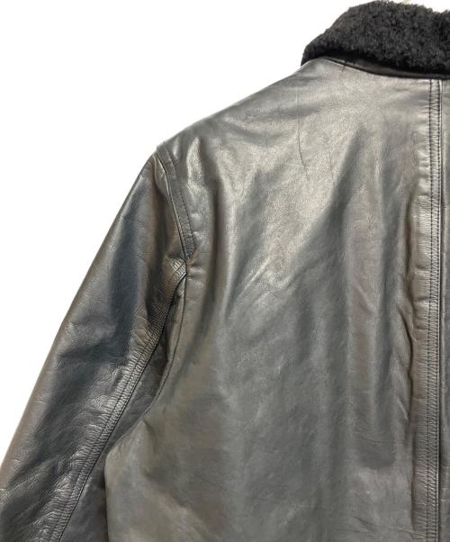 BANANA REPUBLIC（バナナリパブリック）BANANA REPUBLIC (バナナリパブリック) レザージャケット ブラック サイズ:SIZE Lの古着・服飾アイテム