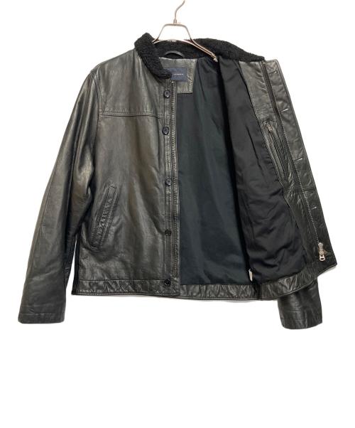 BANANA REPUBLIC（バナナリパブリック）BANANA REPUBLIC (バナナリパブリック) レザージャケット ブラック サイズ:SIZE Lの古着・服飾アイテム