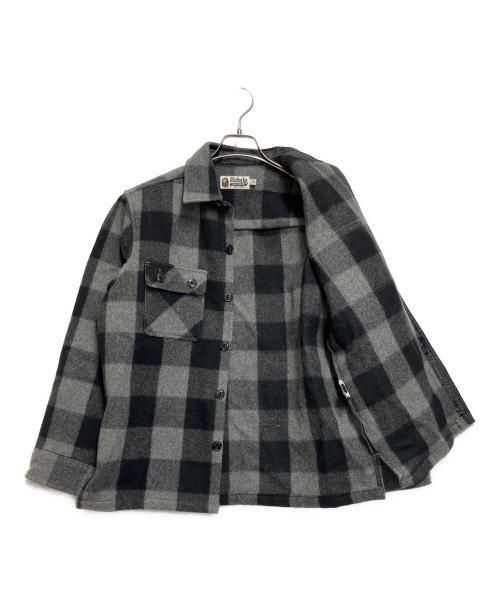 A BATHING APE（アベイシングエイプ）A BATHING APE (アベイシングエイプ) ジャケット グレー×ブラック サイズ:SIZE Mの古着・服飾アイテム