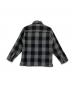 A BATHING APE (アベイシングエイプ) ジャケット グレー×ブラック サイズ:SIZE M：7000円