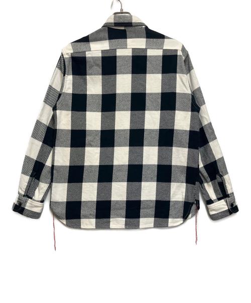 SUGAR CANE（シュガーケーン）SUGAR CANE (シュガーケーン) 長袖シャツ ブラック×ホワイト サイズ:SIZE Mの古着・服飾アイテム