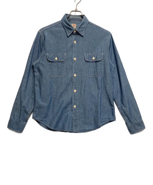 SUGAR CANE（シュガーケーン）SUGAR CANE (シュガーケーン) 長袖シャツ ブルー サイズ:SIZE 不明の古着・服飾アイテム