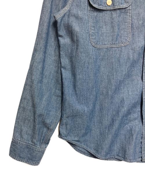 SUGAR CANE（シュガーケーン）SUGAR CANE (シュガーケーン) 長袖シャツ ブルー サイズ:SIZE 不明の古着・服飾アイテム