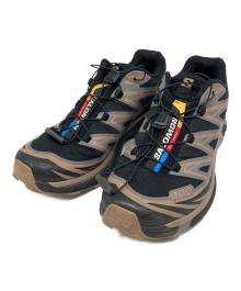 SALOMON（サロモン）の古着「ローカットスニーカー」｜ベージュ×ブラック