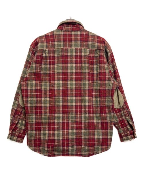 PENDLETON（ペンドルトン）PENDLETON (ペンドルトン) 長袖シャツ レッド×ベージュ サイズ:SIZE XLの古着・服飾アイテム