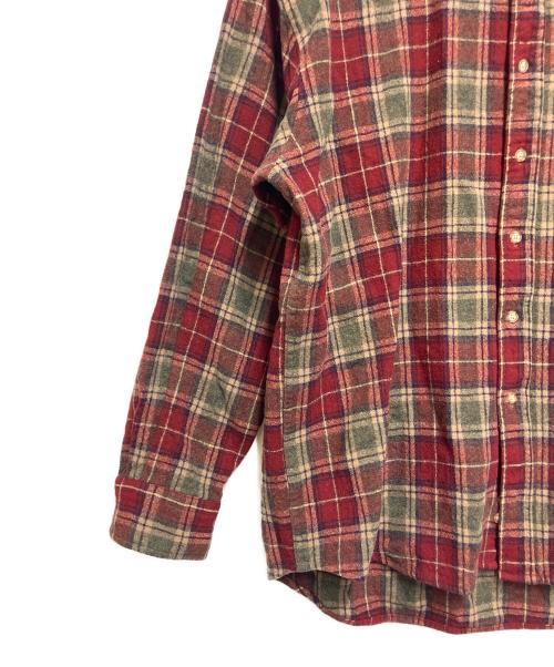 PENDLETON（ペンドルトン）PENDLETON (ペンドルトン) 長袖シャツ レッド×ベージュ サイズ:SIZE XLの古着・服飾アイテム