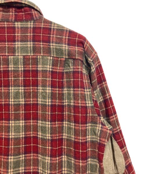 PENDLETON（ペンドルトン）PENDLETON (ペンドルトン) 長袖シャツ レッド×ベージュ サイズ:SIZE XLの古着・服飾アイテム