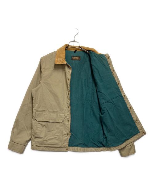 Eddie Bauer（エディーバウアー）Eddie Bauer (エディーバウアー) コーデュロイ切替ジャケット ベージュ サイズ:SIZE 不明の古着・服飾アイテム