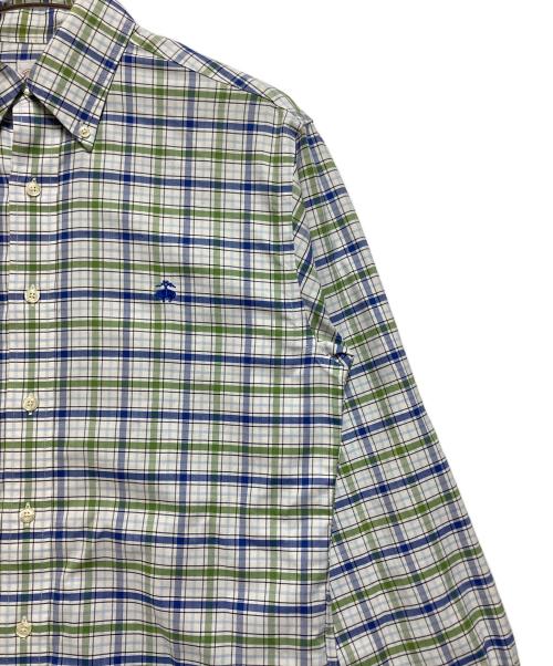 BROOKS BROTHERS（ブルックスブラザーズ）BROOKS BROTHERS (ブルックスブラザーズ) 長袖シャツ グリーン×ブルー サイズ:SIZE Sの古着・服飾アイテム