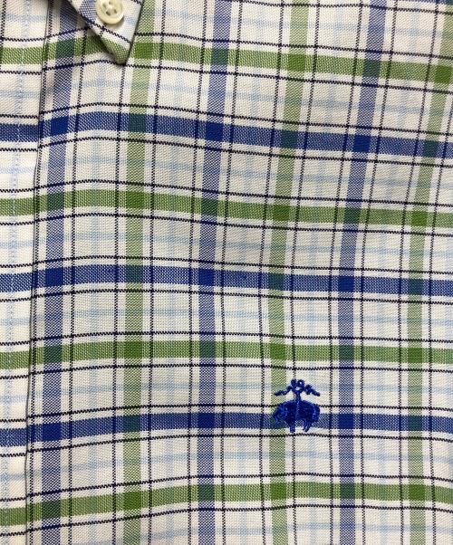 BROOKS BROTHERS（ブルックスブラザーズ）BROOKS BROTHERS (ブルックスブラザーズ) 長袖シャツ グリーン×ブルー サイズ:SIZE Sの古着・服飾アイテム