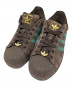 adidasアディダス）の古着「ローカットスニーカー」｜ブラウン×グリーン