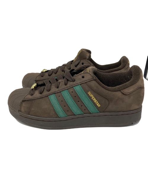 adidas（アディダス）adidas (アディダス) ローカットスニーカー ブラウン×グリーン サイズ:SIZE 26.5の古着・服飾アイテム