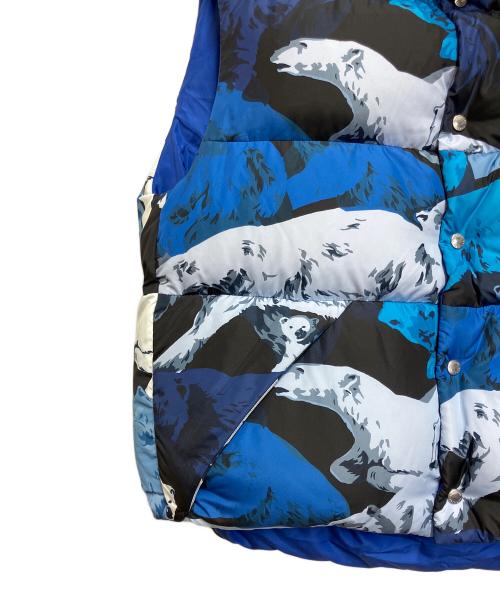 KENZO（ケンゾー）KENZO (ケンゾー) KHRISJOY (クリスジョイ) ダウンベスト ブルー サイズ:SIZE 1の古着・服飾アイテム