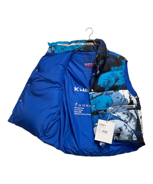 KENZO（ケンゾー）KENZO (ケンゾー) KHRISJOY (クリスジョイ) ダウンベスト ブルー サイズ:SIZE 1の古着・服飾アイテム