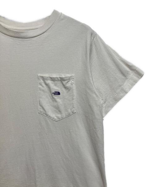 THE NORTHFACE PURPLELABEL（ザ・ノースフェイス パープルレーベル）THE NORTHFACE PURPLELABEL (ザ・ノースフェイス パープルレーベル) 半袖カットソー ホワイト サイズ:SIZE Ｌの古着・服飾アイテム