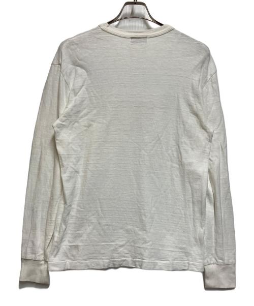 HUMAN MADE（ヒューマンメイド）HUMAN MADE (ヒューマンメイド) 長袖カットソー ホワイト サイズ:SIZE Mの古着・服飾アイテム