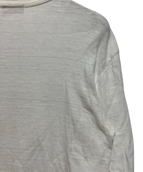 HUMAN MADE（ヒューマンメイド）HUMAN MADE (ヒューマンメイド) 長袖カットソー ホワイト サイズ:SIZE Mの古着・服飾アイテム