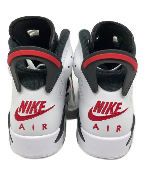 NIKE（ナイキ）NIKE (ナイキ) エアジョーダン6 レトロ レッド×ホワイト サイズ:SIZE 25cm 未使用品の古着・服飾アイテム