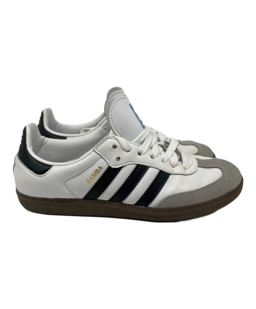 adidas（アディダス）adidas (アディダス) ローカットスニーカー ホワイト×ブラック サイズ:SIZE 24cmの古着・服飾アイテム