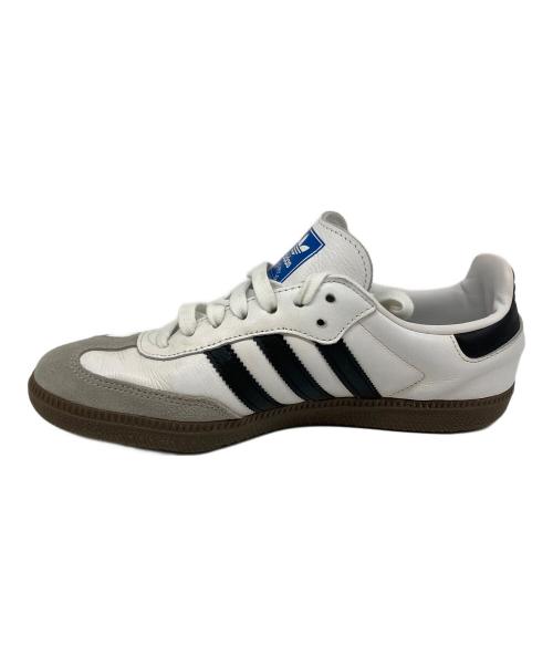 adidas（アディダス）adidas (アディダス) ローカットスニーカー ホワイト×ブラック サイズ:SIZE 24cmの古着・服飾アイテム