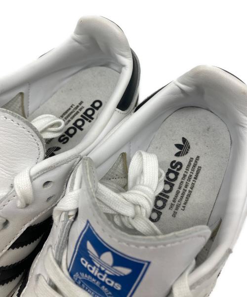adidas（アディダス）adidas (アディダス) ローカットスニーカー ホワイト×ブラック サイズ:SIZE 24cmの古着・服飾アイテム