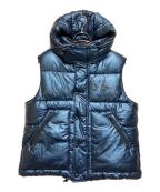 DIESELディーゼル）の古着「ダウンベスト」｜ブルー